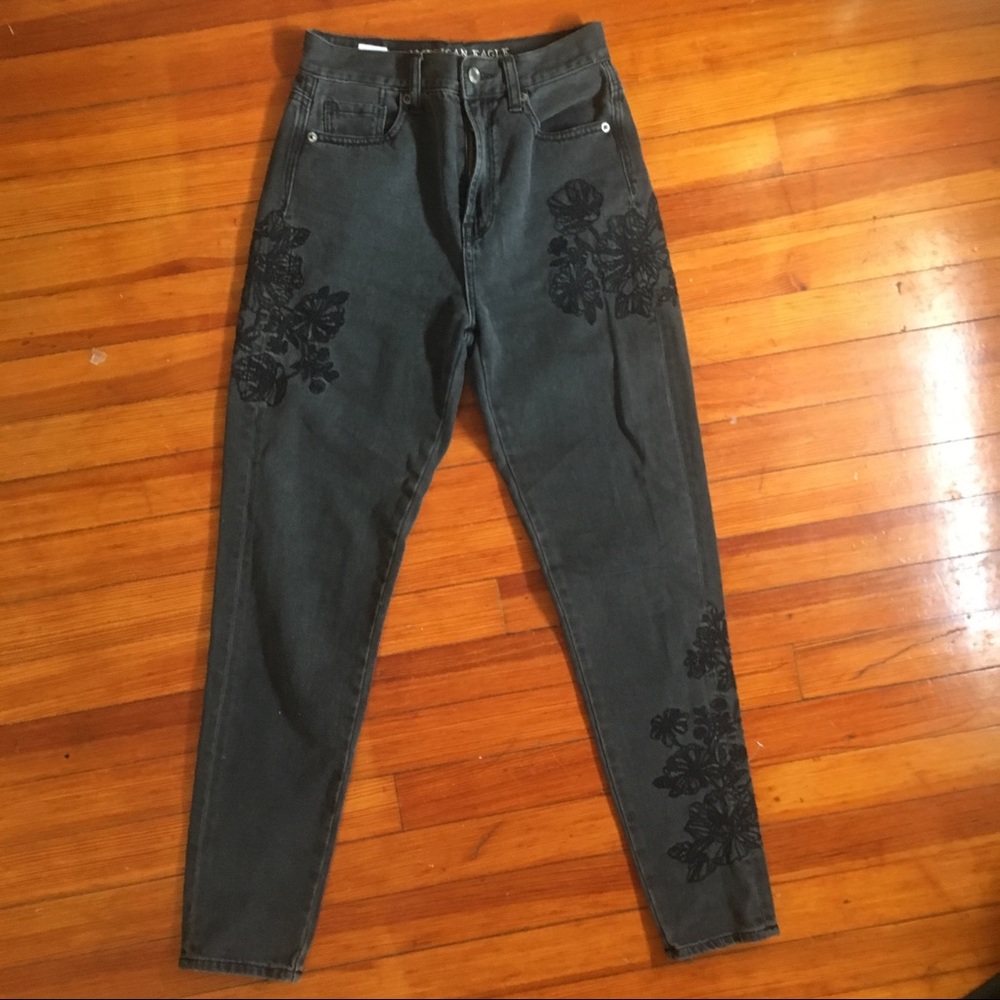 High waisted mom jeans